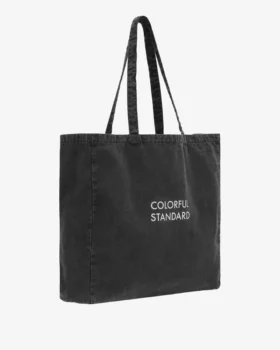 Bolsa de algodón orgánico – Negro descolorido