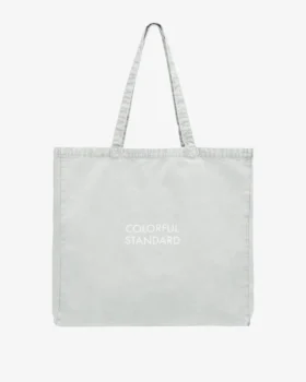 Bolso tote de algodón orgánico - Gris descolorido