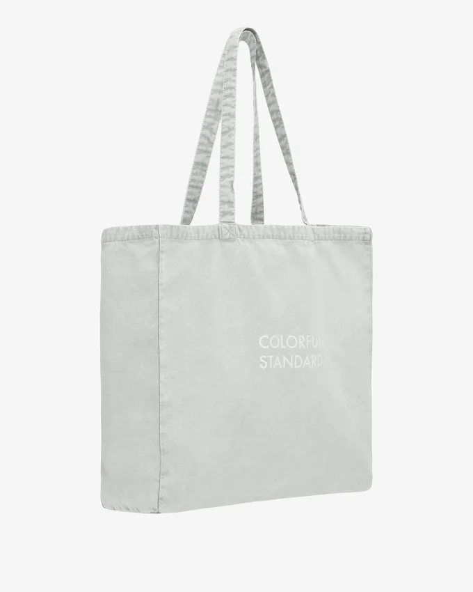 Bolso tote de algodón orgánico - Gris descolorido