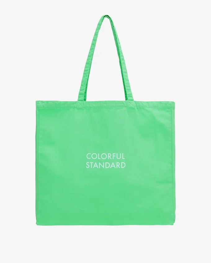 Bolso tote de algodón orgánico - Verde primavera