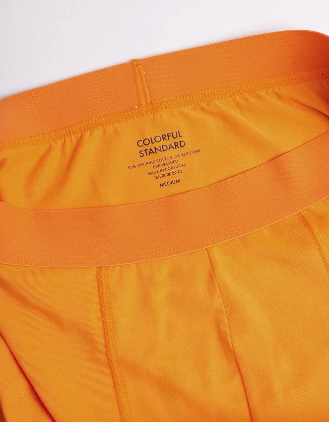Boxers clásicos Organic - Naranja soleado
