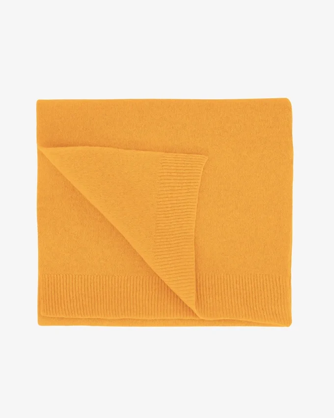 Bufanda de lana merino - Amarillo quemado