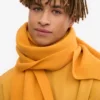 Bufanda de lana merino - Amarillo quemado