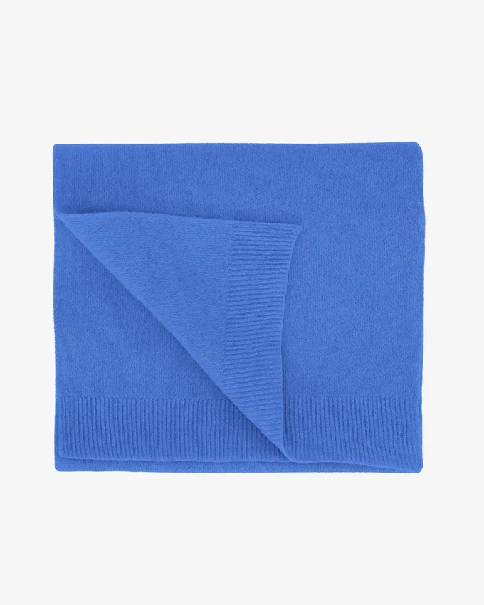 Bufanda de lana merino - Azul Pacífico