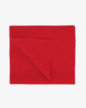 Bufanda de lana merino - Rojo escarlata
