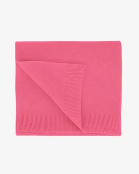 Bufanda de lana merino - Rosa chicle