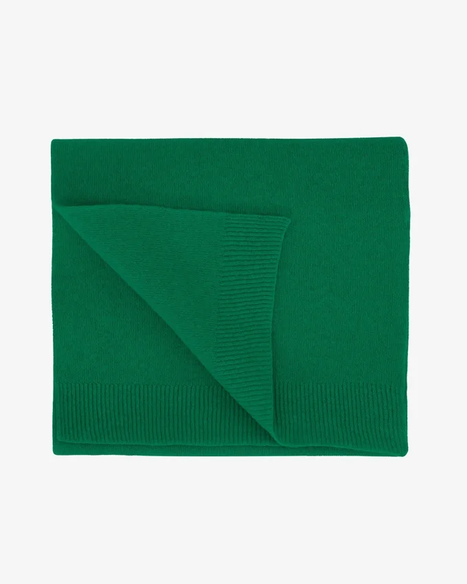 Bufanda de lana merino - Verde Kelly
