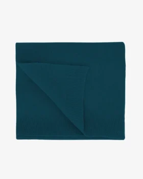 Bufanda de lana merino - Verde océano