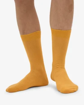Calcetines Classic Organic – Amarillo quemado
