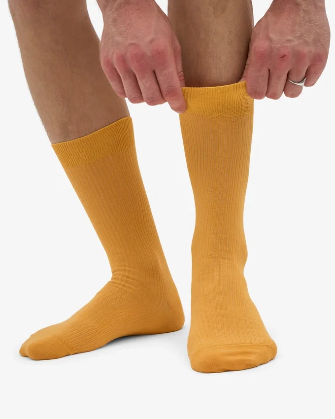 Calcetines Classic Organic - Amarillo quemado