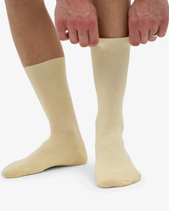 Calcetines Classic Organic - Amarillo suave