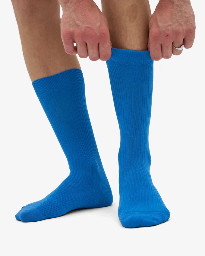 Calcetines Classic Organic - Azul Pacífico