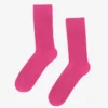 Calcetines Classic Organic de algodón orgánico - Rosa chicle