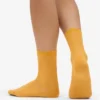 Calcetines Classic Organic para mujer - Amarillo quemado