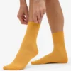 Calcetines Classic Organic para mujer - Amarillo quemado