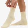 Calcetines Classic Organic para mujer - Amarillo suave