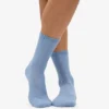 Calcetines Classic Organic para mujer - Azul acero