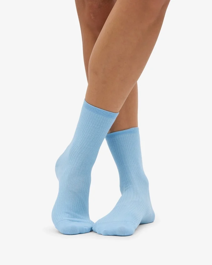 Calcetines Classic Organic para mujer - Azul mar