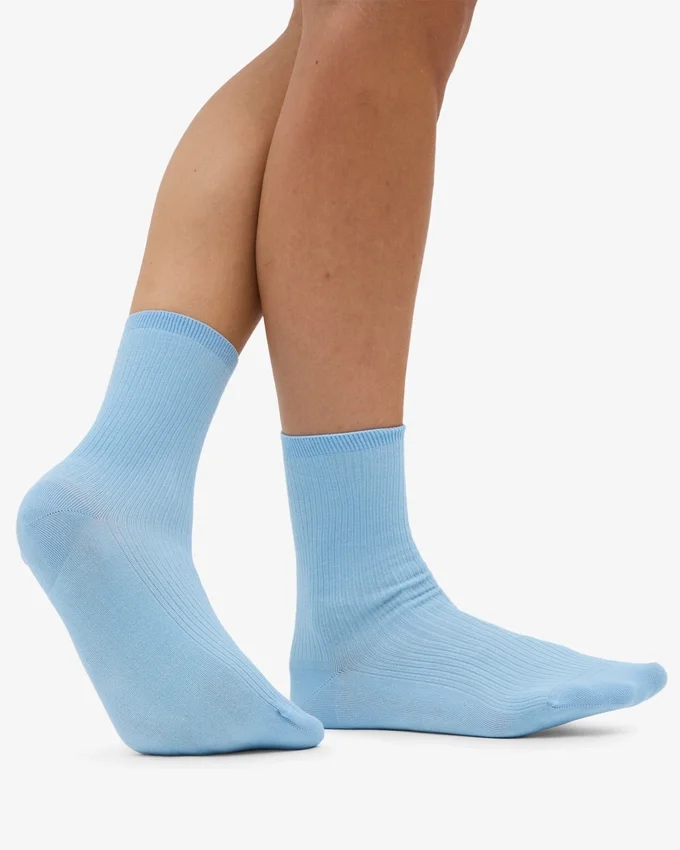Calcetines Classic Organic para mujer - Azul mar