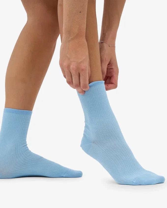 Calcetines Classic Organic para mujer - Azul mar