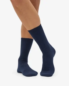 Calcetines Classic Organic para mujer – Azul marino