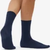 Calcetines Classic Organic para mujer - Azul marino