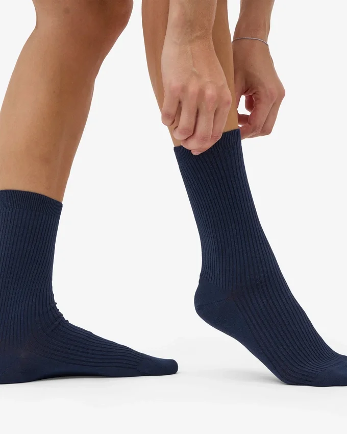 Calcetines Classic Organic para mujer - Azul marino