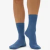 Calcetines Classic Organic para mujer - Azul petróleo
