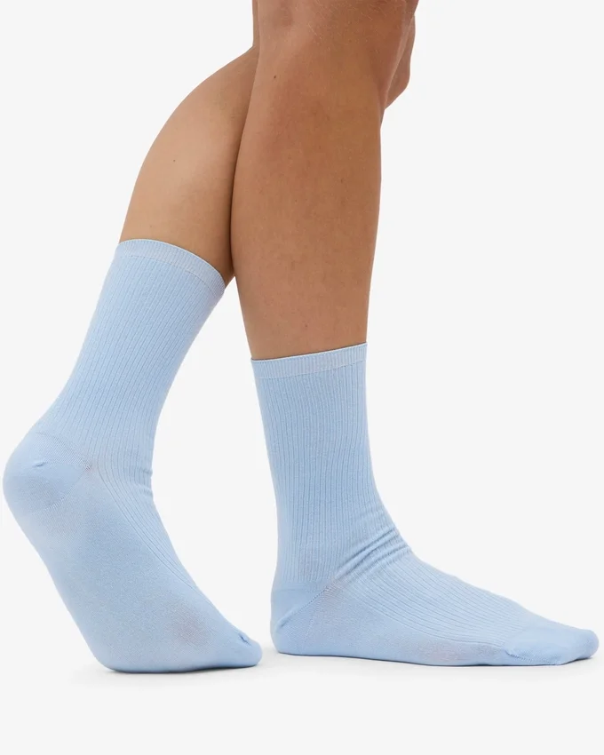 Calcetines Classic Organic para mujer - Azul polar