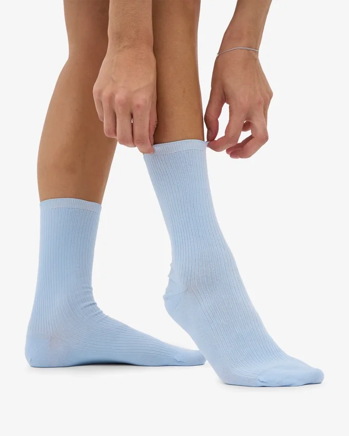 Calcetines Classic Organic para mujer - Azul polar
