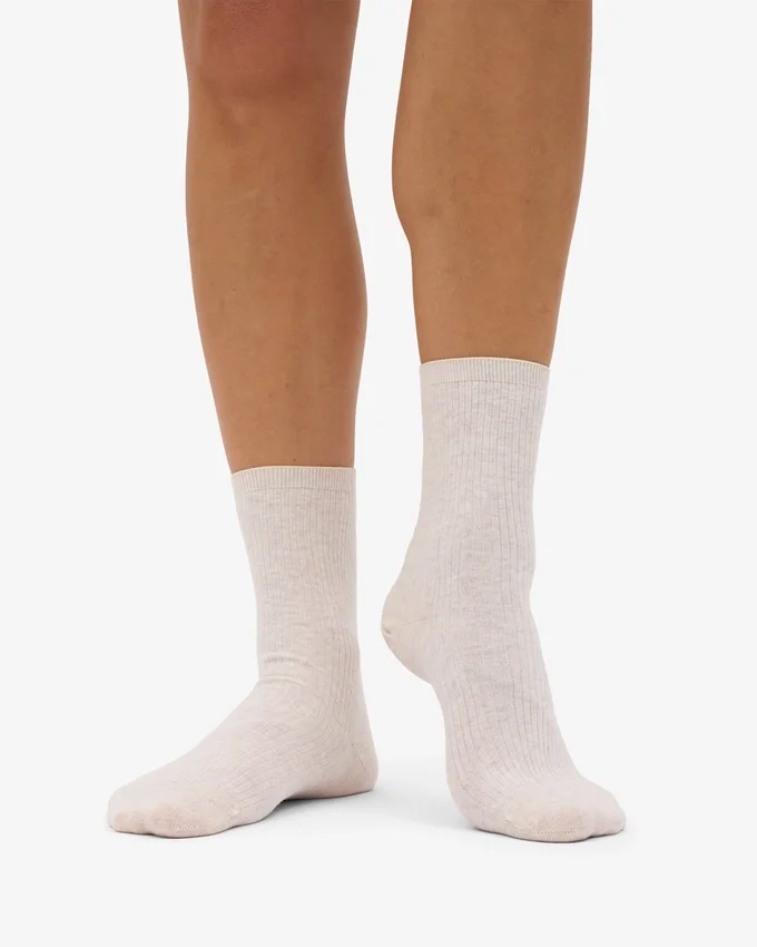 Calcetines Classic Organic para mujer - Blanco marfil
