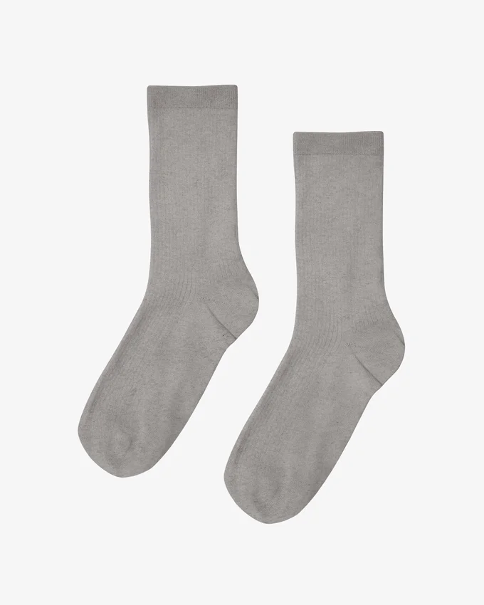 Calcetines Classic Organic para mujer - Gris jaspeado