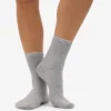 Calcetines Classic Organic para mujer - Gris jaspeado