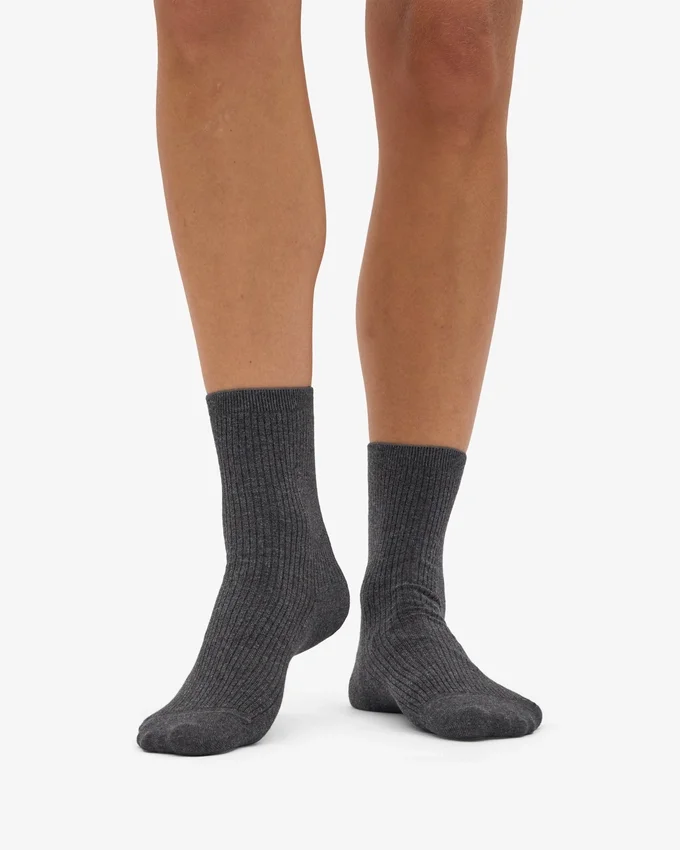 Calcetines Classic Organic para mujer - Gris lava