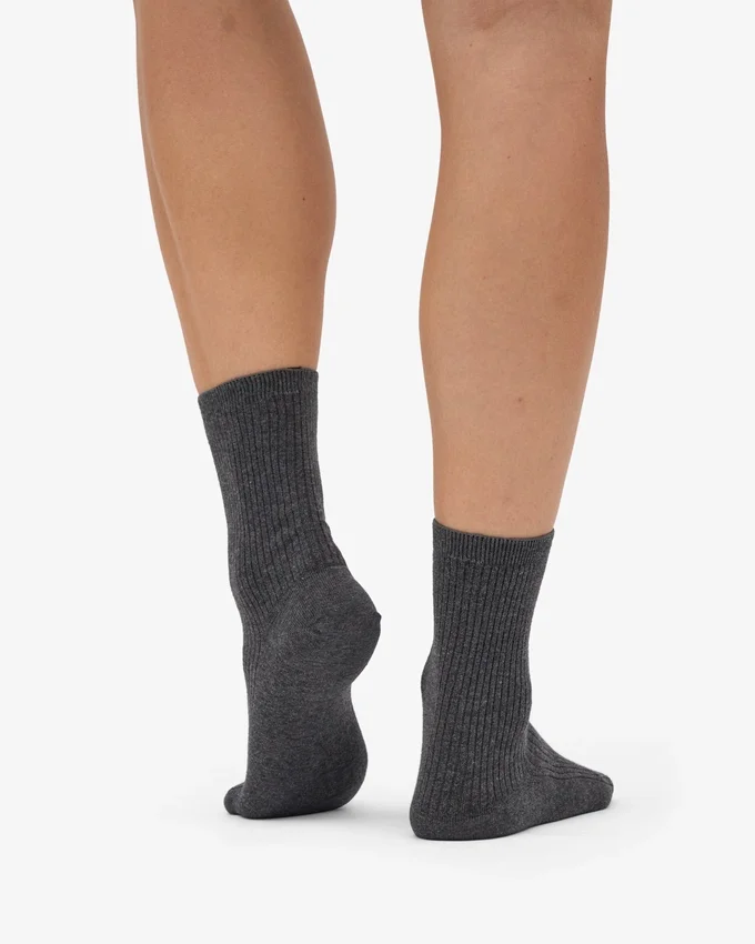 Calcetines Classic Organic para mujer - Gris lava
