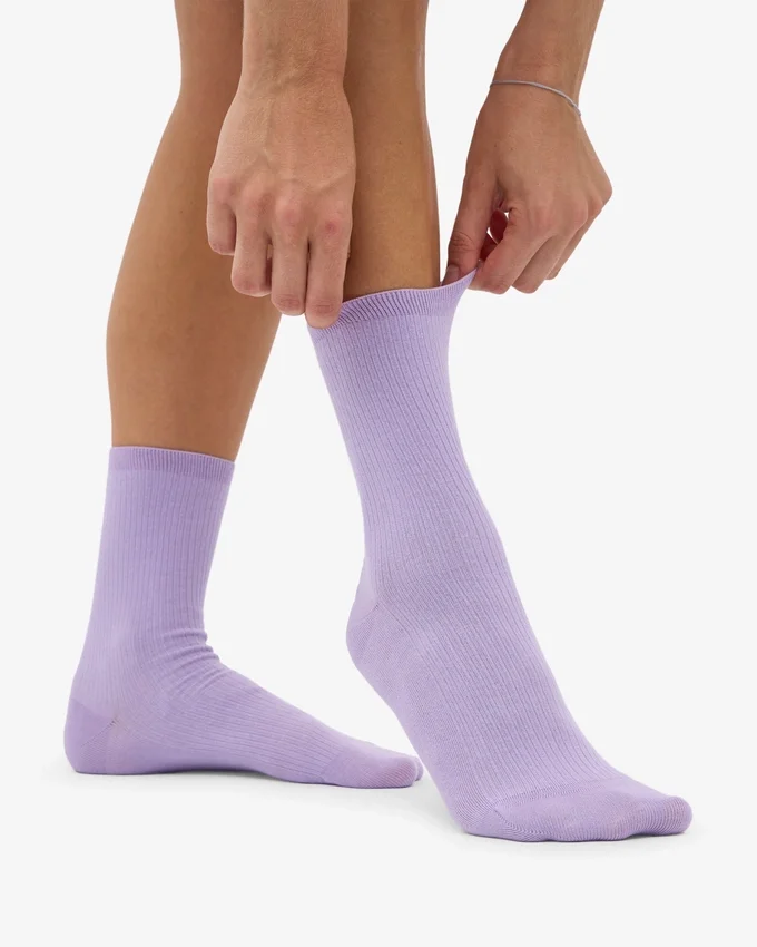 Calcetines Classic Organic para mujer – Lavanda suave