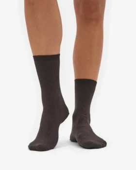Calcetines Classic Organic para mujer – Marrón café