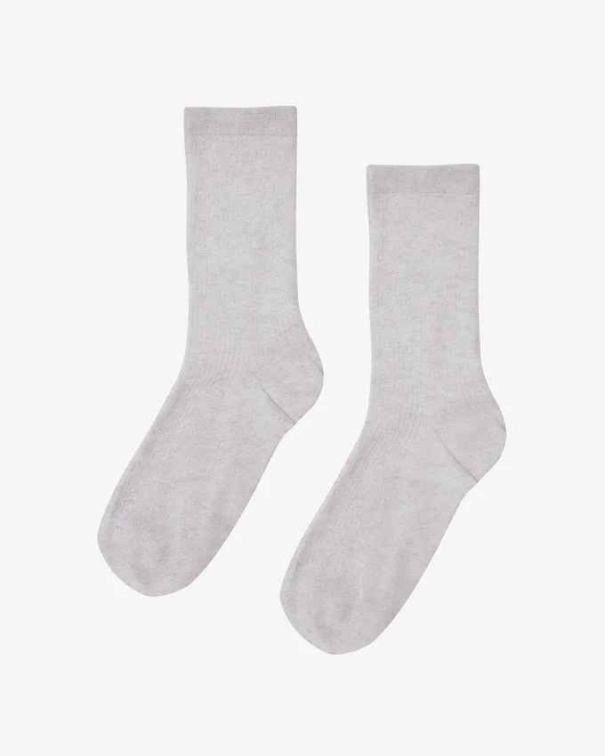 Calcetines Classic Organic para mujer - Mezcla de nieve