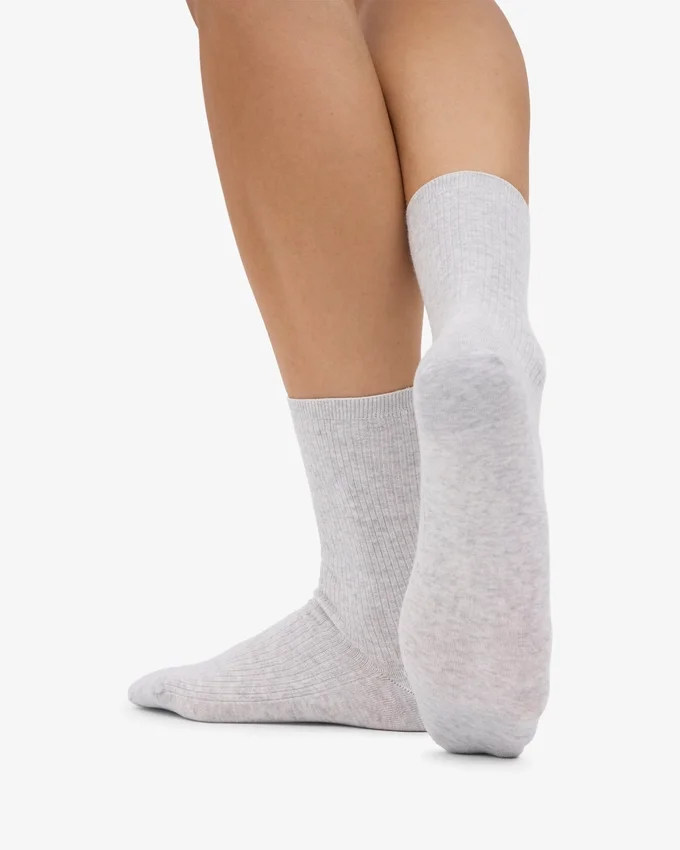 Calcetines Classic Organic para mujer - Mezcla de nieve