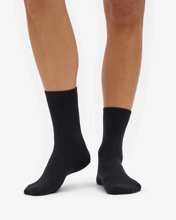 Calcetines Classic Organic para mujer - Negro intenso
