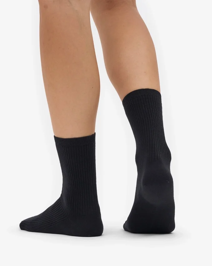 Calcetines Classic Organic para mujer - Negro intenso