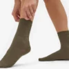 Calcetines Classic Organic para mujer - Oliva polvoriento