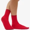 Calcetines Classic Organic para mujer - Rojo escarlata