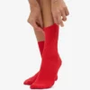 Calcetines Classic Organic para mujer - Rojo mandarina