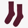 Calcetines Classic Organic para mujer - Rojo sangre
