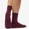 Calcetines Classic Organic para mujer - Rojo sangre