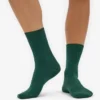 Calcetines Classic Organic para mujer - Verde esmeralda