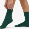 Calcetines Classic Organic para mujer - Verde esmeralda