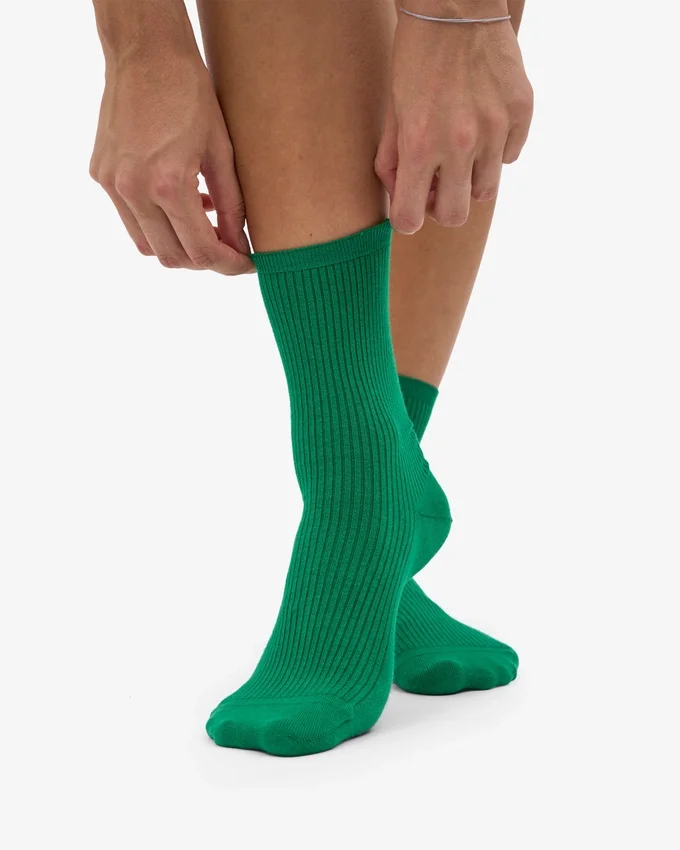 Calcetines Classic Organic para mujer - Verde Kelly