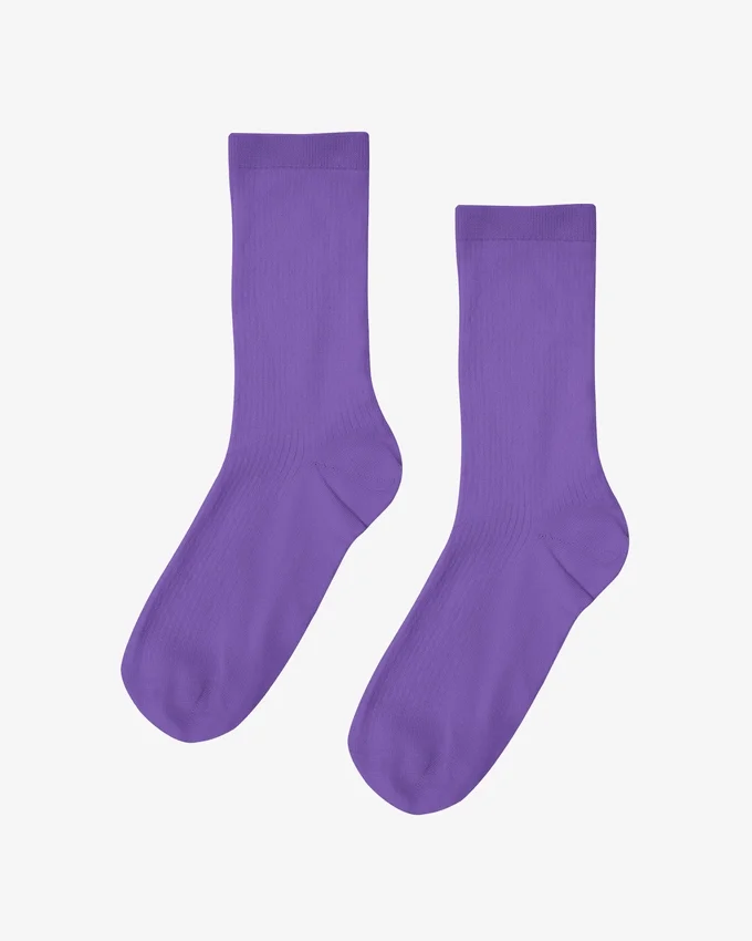 Calcetines Classic Organic para mujer - Violeta ultravioleta